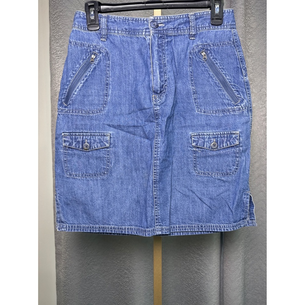 Columbia Denim‎ Skirt Women's Size 6 Outdoorsy Casual